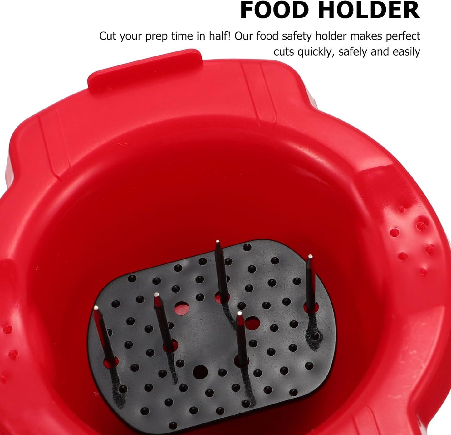 DOITOOL Food Slicer Safety Holder Finger Guard for Mandoline Slicer and Vegetable Grater 4.52X4.25X1.96In Multi-Functional Hand Protector for Kitchen Cutting Tasks