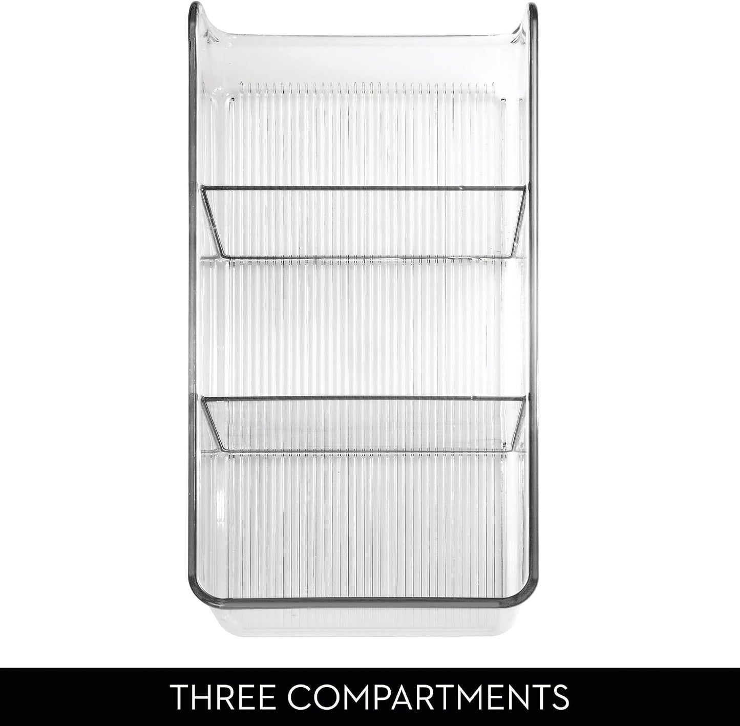 InterDesign Linus Kitchen, Pantry, Refrigerator, Freezer Storage Container, Clear