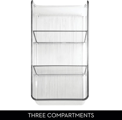 InterDesign Linus Kitchen, Pantry, Refrigerator, Freezer Storage Container, Clear