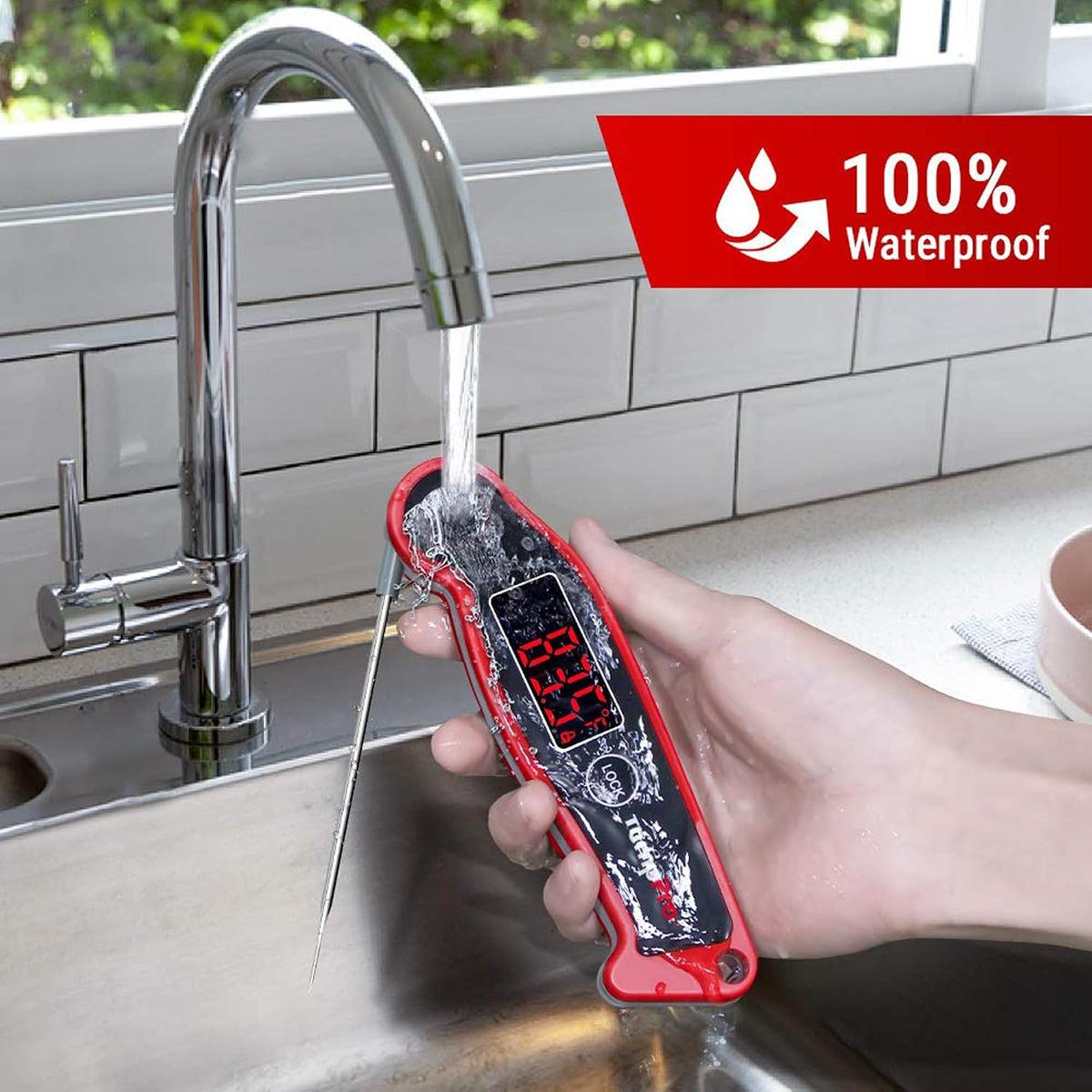 TempPro TempSwift 0.5 Sec Instant Read Digital Meat Thermometer Waterproof