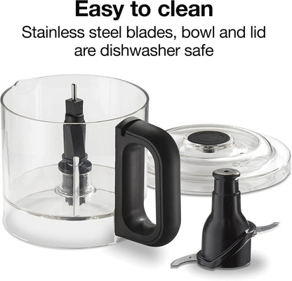 Proctor Silex Durable Electric Vegetable Chopper & Mini Food Processor
