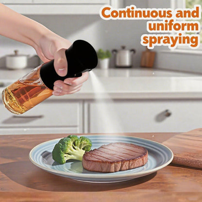 Olive Oil Sprayer for Cooking, 220ml Glass Oil Dispenser