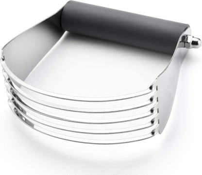 Spring Chef Large Dough Blender For Baking - Durable Pastry Blender - Black