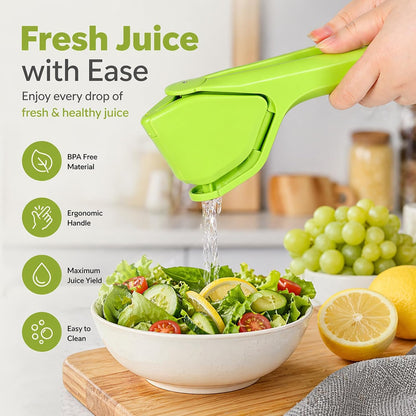 Lemon Squeezer, Effortless Manual Flat Lime Juicer Hand Press