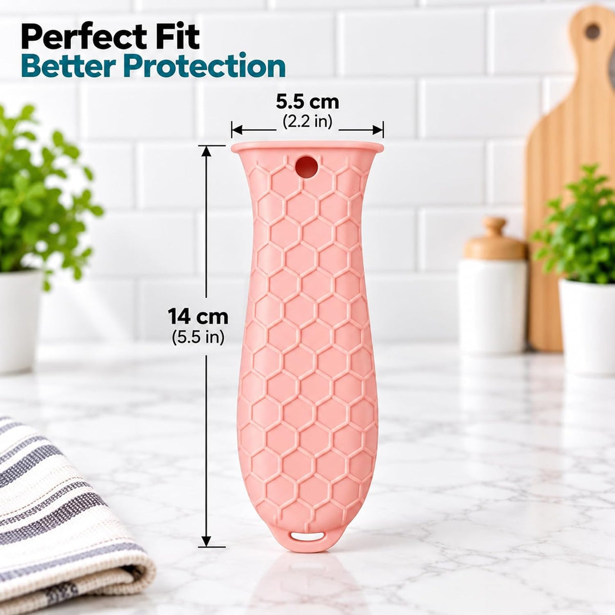 10Pcs Cast Iron Handle Cover, Silicone Pot Holders