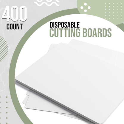 Crown Display Disposable Cutting Boards for Kitchen Black Cutting Board 10 Inch X 13.5 Inch Flexible Cutting Boards For Kitchen ~ Patent Pending ~ Recyclable Disposable Cutting Board Sheets