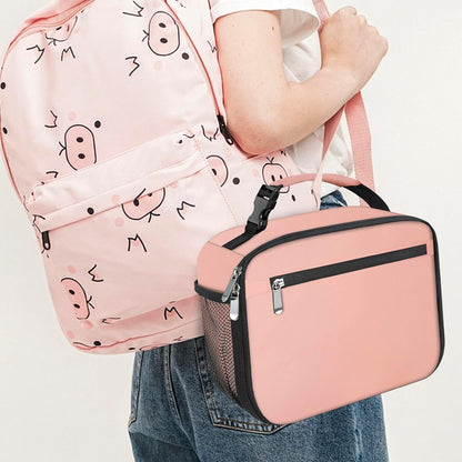 Kids Lunch Box for Boys Girls Lunch Bag Insulated Durable Lunchbox Children Lunch Tote Bag for School Black