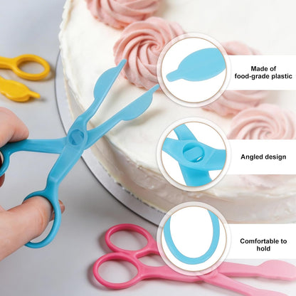uxcell 3Pcs Flower Lifter Cake Decorating 5.1x2.2" Fondant Tool Purple
