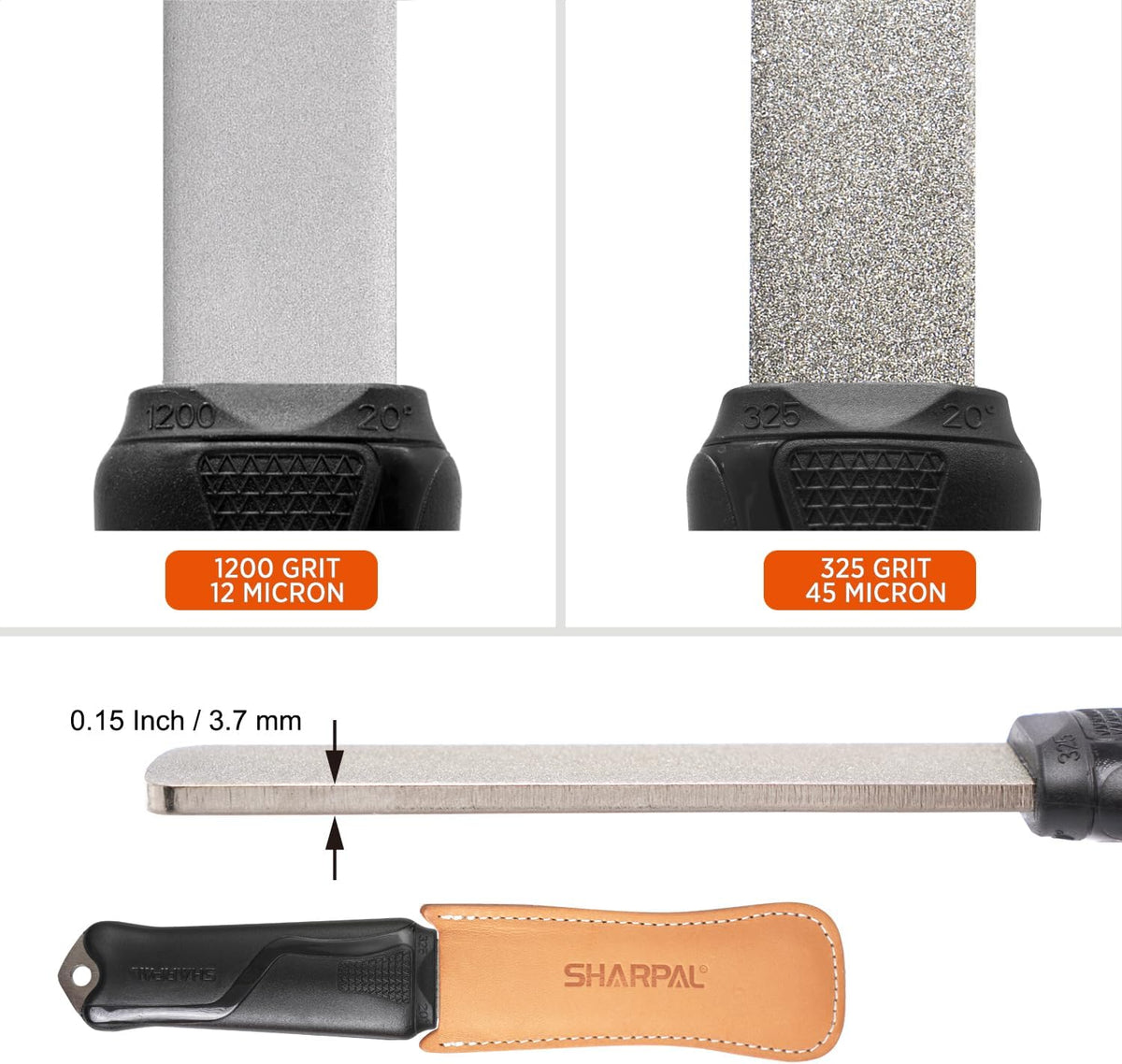 SHARPAL 181N Dual-Grit Diamond Sharpening Stone File