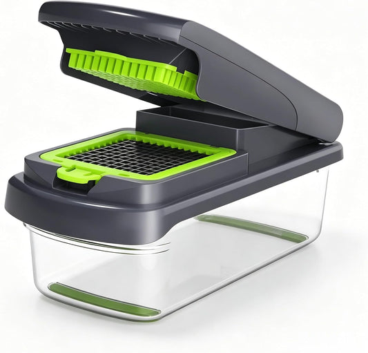 15 in 1 Vegetable Chopper with Container, Onion Chopper Mandoline Slicer