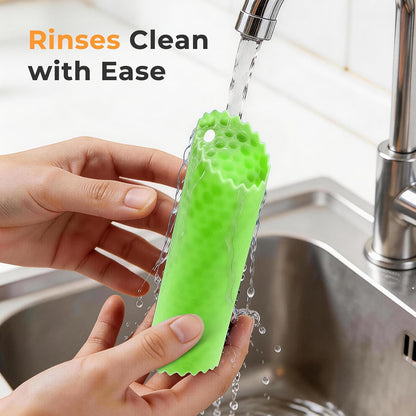 Silicone Garlic Peeler Tube Roller (Black,Green)