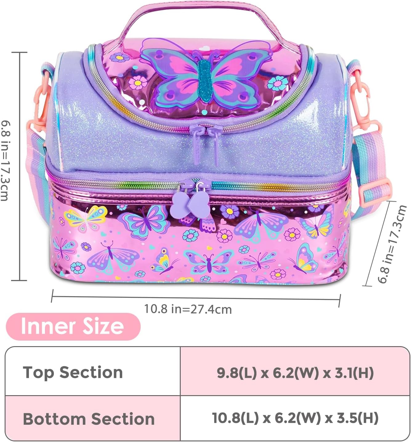RLGPBON Lunch Bag Kids,Boys Lunch Box,Space Lunch Bag Toddler Teen Boys,School Daycare Cute Travel bags