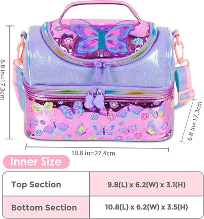 RLGPBON Lunch Bag Kids,Boys Lunch Box,Space Lunch Bag Toddler Teen Boys,School Daycare Cute Travel bags