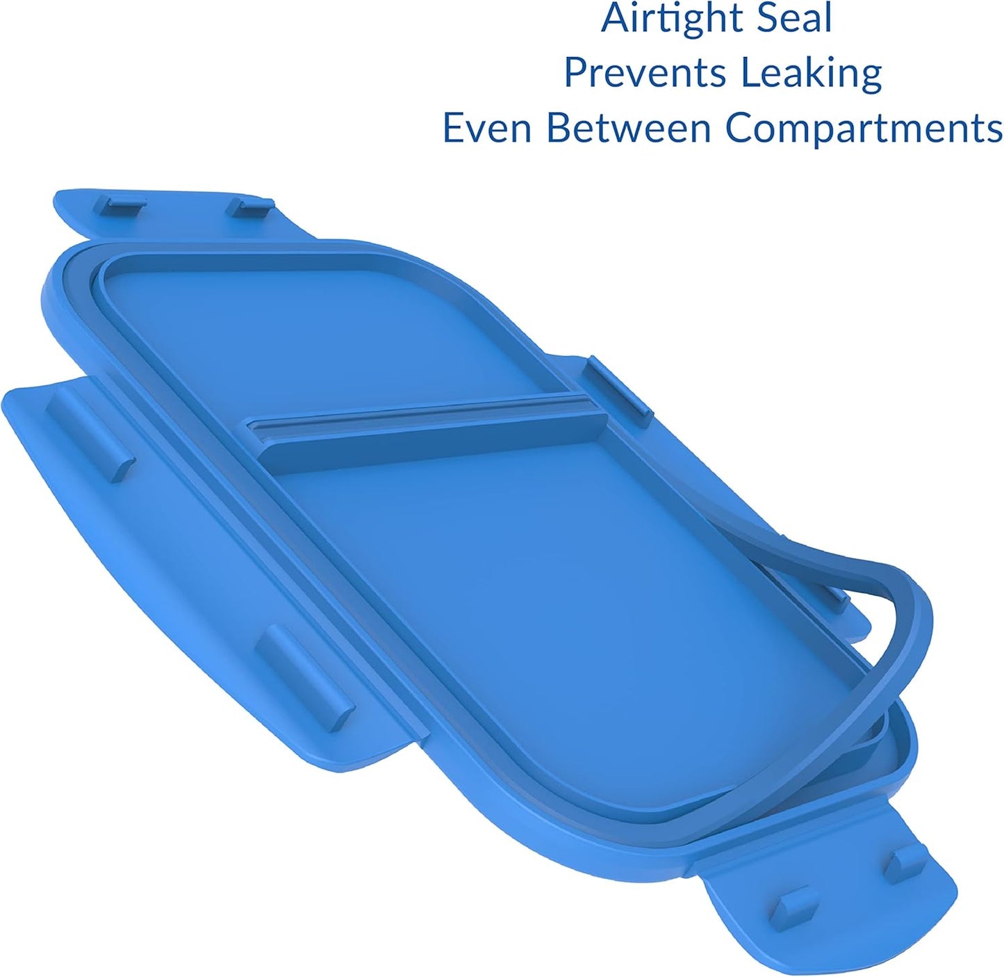 Bentgo® Glass Snack - Leak-Proof Bento-Style Snack Container with Airtight Lid and Divided 2-Compartment Design - 1.75 Cup Capacity for Meal Prepping, and Portion-Controlled Snacking (Gray)
