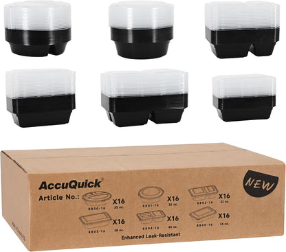 LOKATSE HOME Meal Prep Containers 48 pack 1 Compartment with Lids, Food Storage Bento Stackable Reusable Lunch Boxes, BPA-Free Microwave/Dishwasher/Freezer Safe(38 oz)