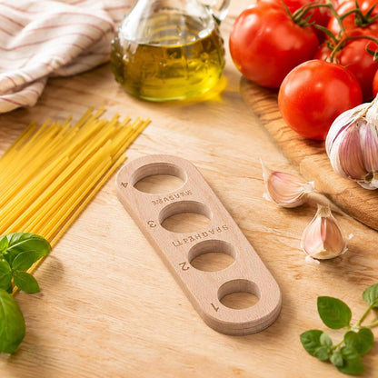 Wood Pasta Measuring Tool for Home Cooks & Pasta Lovers