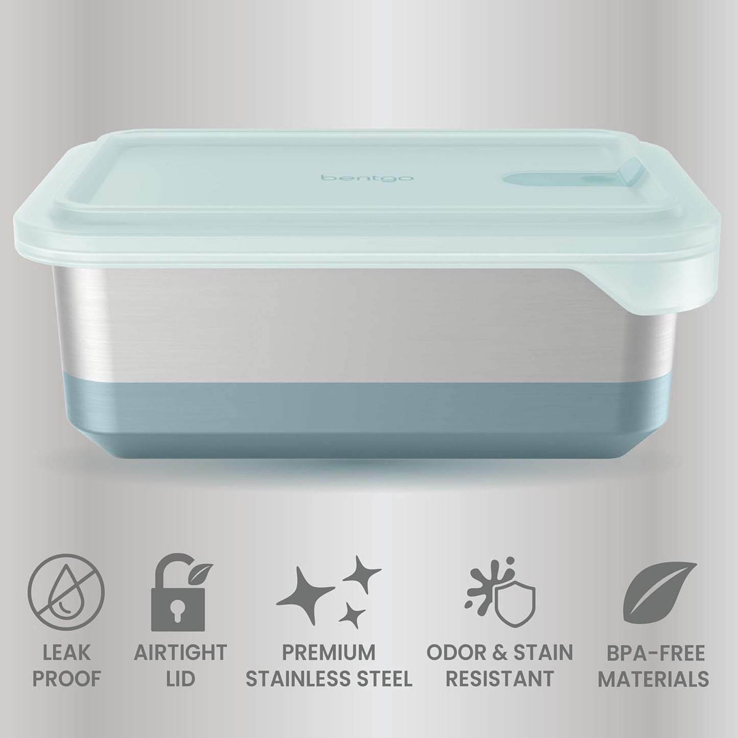 Bentgo MicroSteel Heat & Eat Container – Microwave-Safe, Leak-Proof & Airtight, Easy-to-Clean Lightweight Stainless Steel Reusable Food Storage with Silicone Lid (Snack Size; 2-Cup Capacity; Rose)
