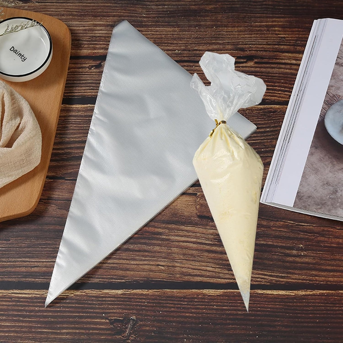 Mini Piping Bags, Disposable 7.6in Small Piping Bags 200pcs