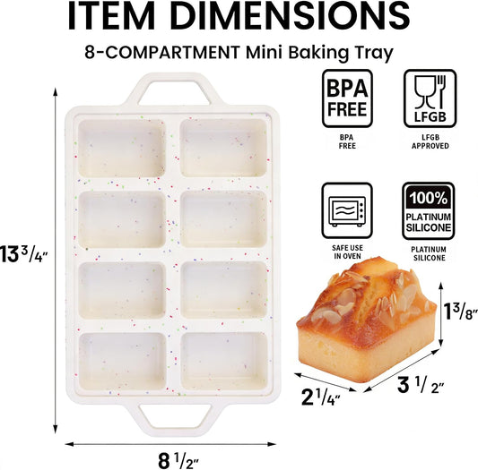 2Pcs Silicone Muffin Pan for Baking - 12 Cup Regular Size Cupcake Pan, Silicone Muffin Tray, Nonstick Cupcake Baking Pan Molds for Baking Homemade Muffins