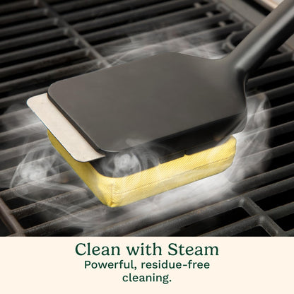 Cuisinart Grill Renew Steam Cleaner Brush, Bristle Free Cleaning Brush for All Grills, Perfect Worry-Free Grill Brush Accessories for BBQ, Clean Cast Iron Grates, Stainless Steel, Porcelain