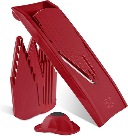 BORNER V Mandoline Slicer Kitchen V1 ClassicLine Starter Set | Vegetable Grater Börner - Quality Made in Germany, Color:White