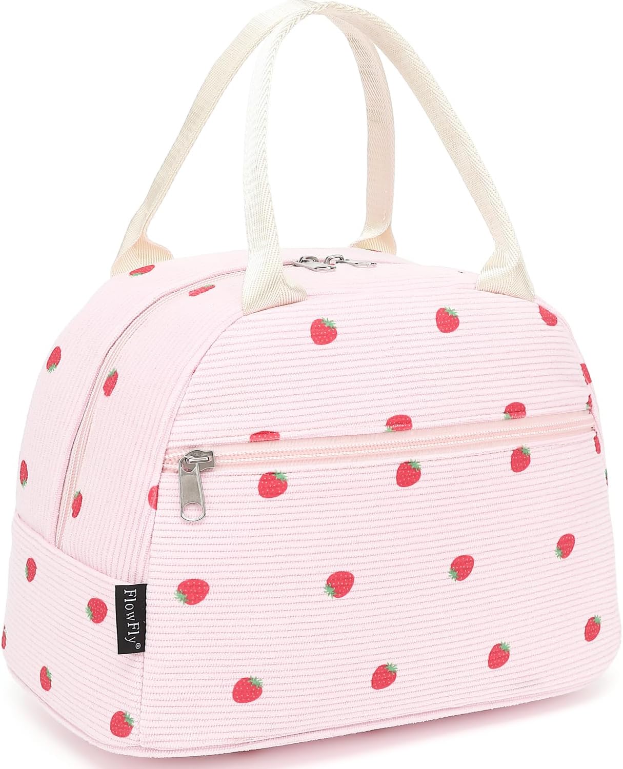 FlowFly Insulated Lunch Cooler Bag - Tote Bag Organizer for Women/Men, Black - Colors A