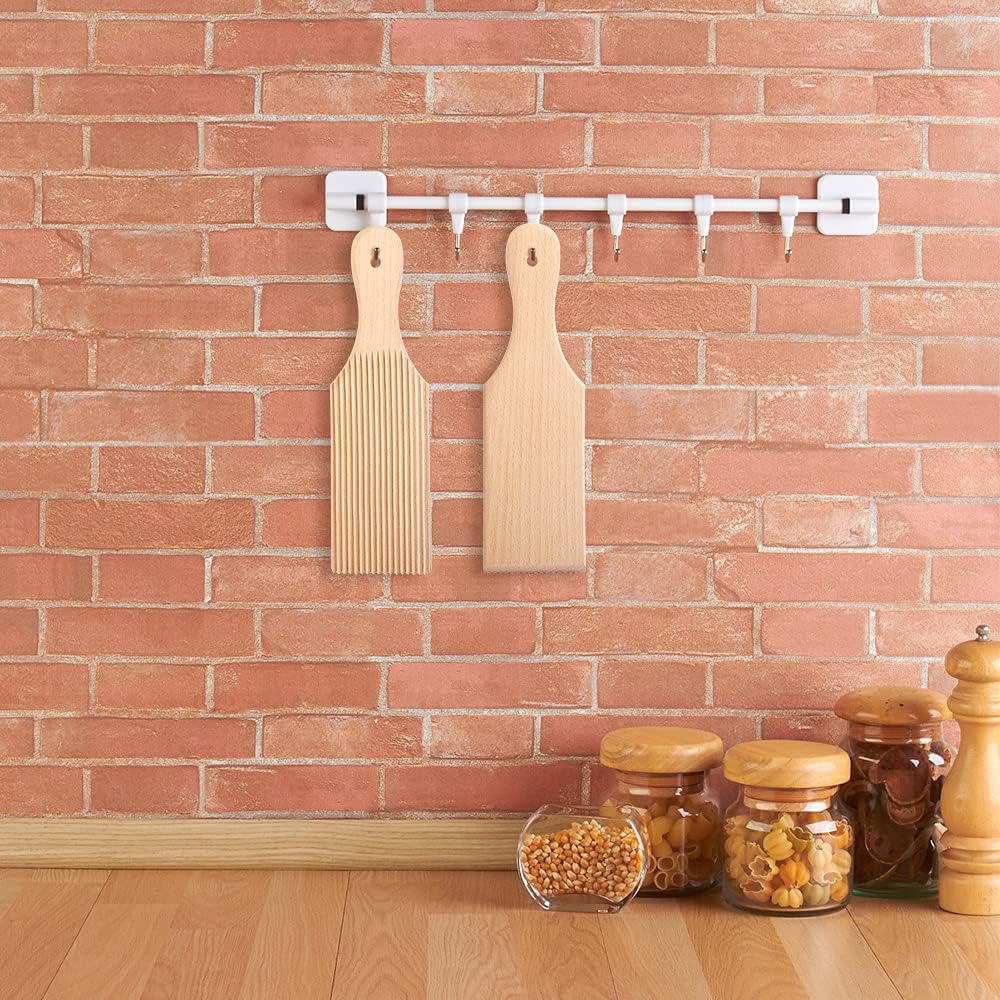 2 PCS Wooden Gnocchi Boards, Homemade Pasta Tool, Homemade Butter Paddles (2.7 in wide)