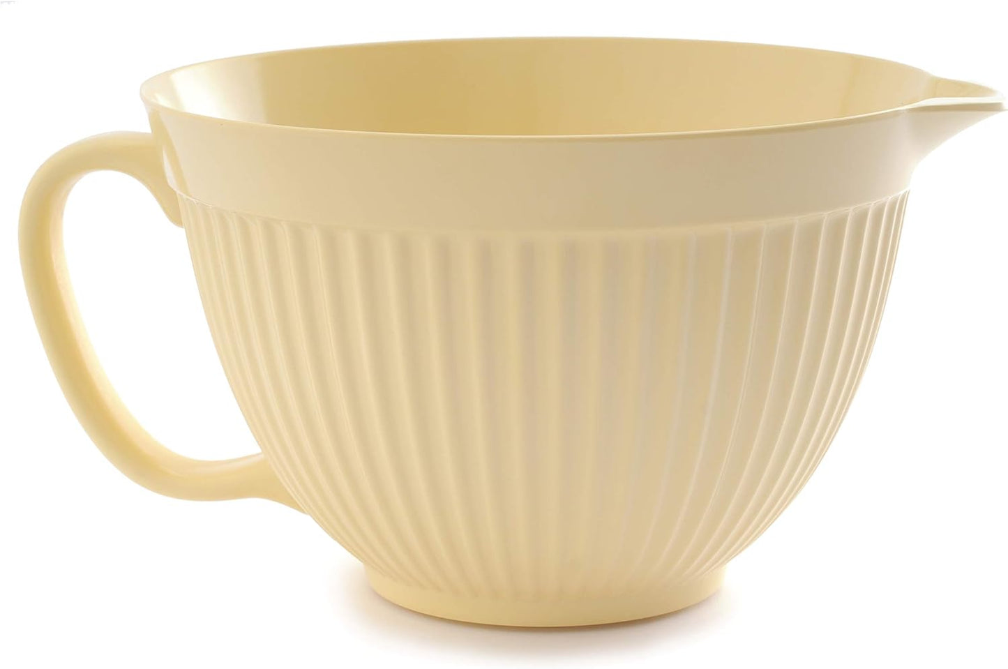 Norpro Melamine 1017 Grip-EZ Mixing Bowl, 4 quart, Yellow, 3.8 liters