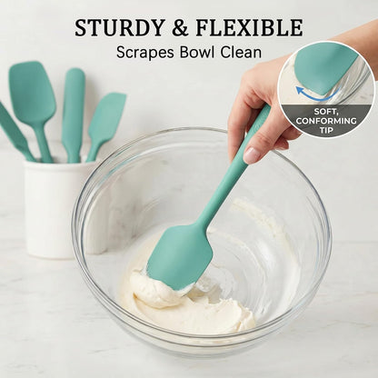 Coukre Silicone Spatula Set, Heat Resistant to 500°F, BPA-Free