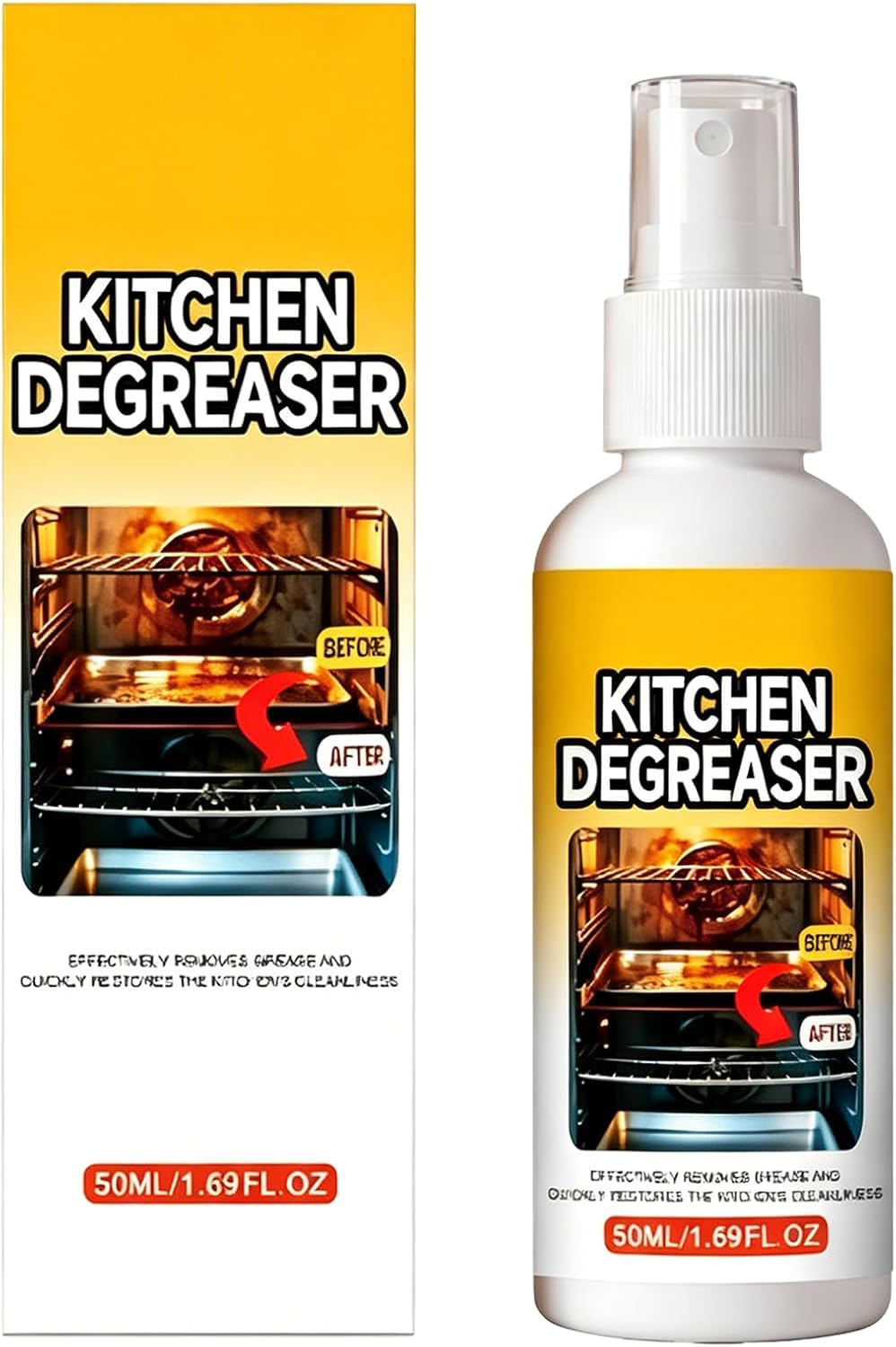 Apiastar Greasekiller Spray Grill Cleaner & Heavy Duty Degreaser Spray. Fast-Acting BBQ Grill Cleaning Spray for Outdoor Grease Removal. (2 Pcs)