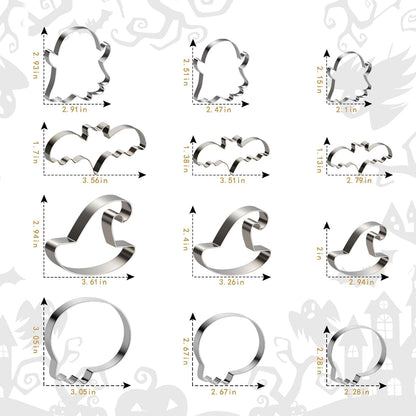 Fall Thanksgiving Cookie Cutters - 7PCS Stainless Steel Biscuit Molds