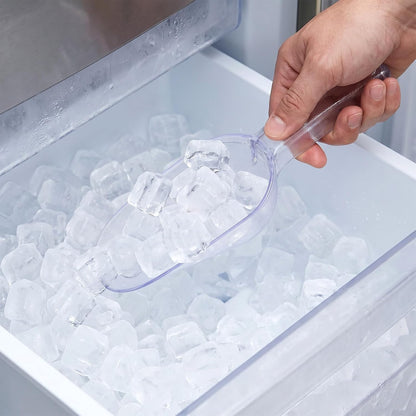 12 oz Plastic Ice Scoop for Freezer, Ice Scoop with Ergonomic Handle