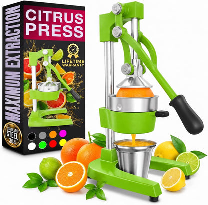 NADOBA Lemon Squeezer and Lime Squeezer, Max Extraction Citrus Hand Juicer