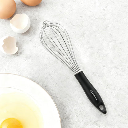 NileHome 3-Pack Stainless Steel Whisk Set, Kitchen Utensils for Cooking