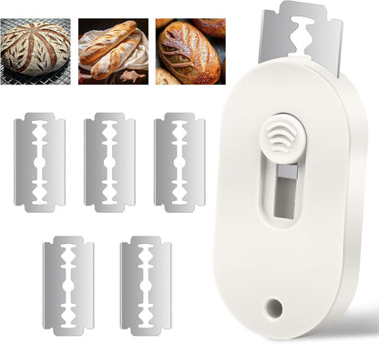 Herda Bread Lame Dough Scoring Tool, Retractable Magnetic Design