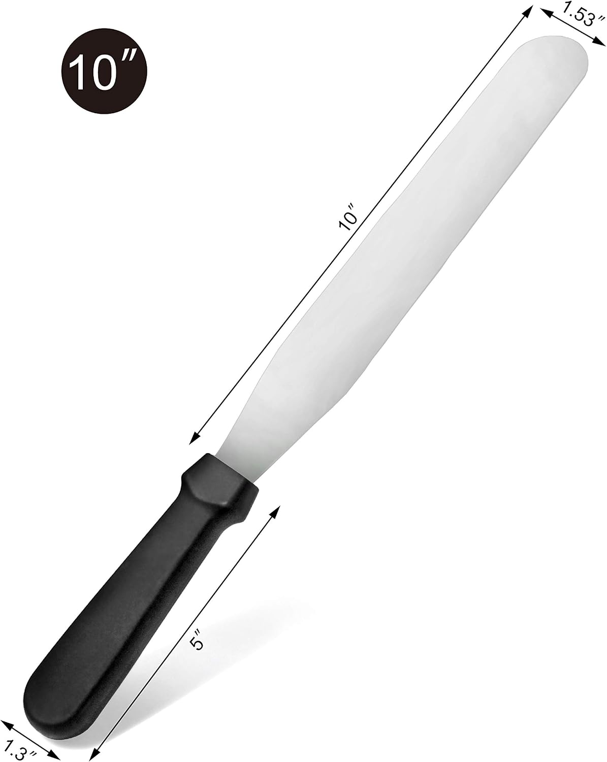 New Star Foodservice Straight Icing Spatula, 12 Inch Blade