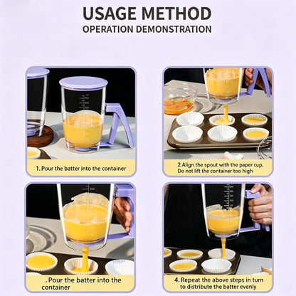 Pancake Batter Dispenser & Egg Rings