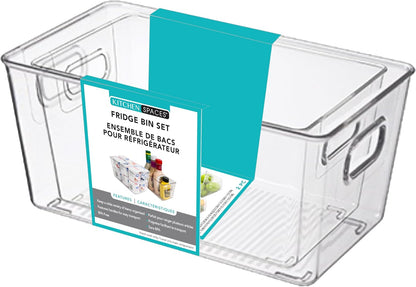 Kitchen Spaces Fridge Bin Set 2PC