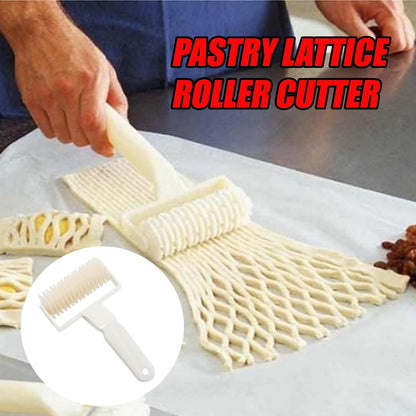 Pastry Lattice Roller Cutter for Pie Crust Pizza Dough Cookies