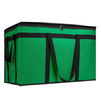 Bodaon Insulated Food Delivery Bag, XXXL Pizza Delivery Bags for Hot and Cold Food, Commercial, Large Capacity Reusable Warming Bag, Catering Cooler Bag for Rideshare, Warmers for Parties (Black, 1Pk)