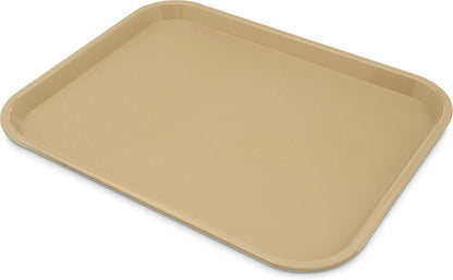 Carlisle FoodService Products Café Cafeteria Tray, Fast Food Tray for Restaurant or Commercial Use, 14" x 18", 1 Count, Black