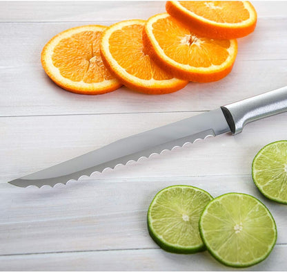 RADA Cutlery Serrated Slicer Knife (R138), Silver