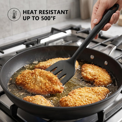 Coukre Silicone Spatula Set, Heat Resistant to 500°F, BPA-Free