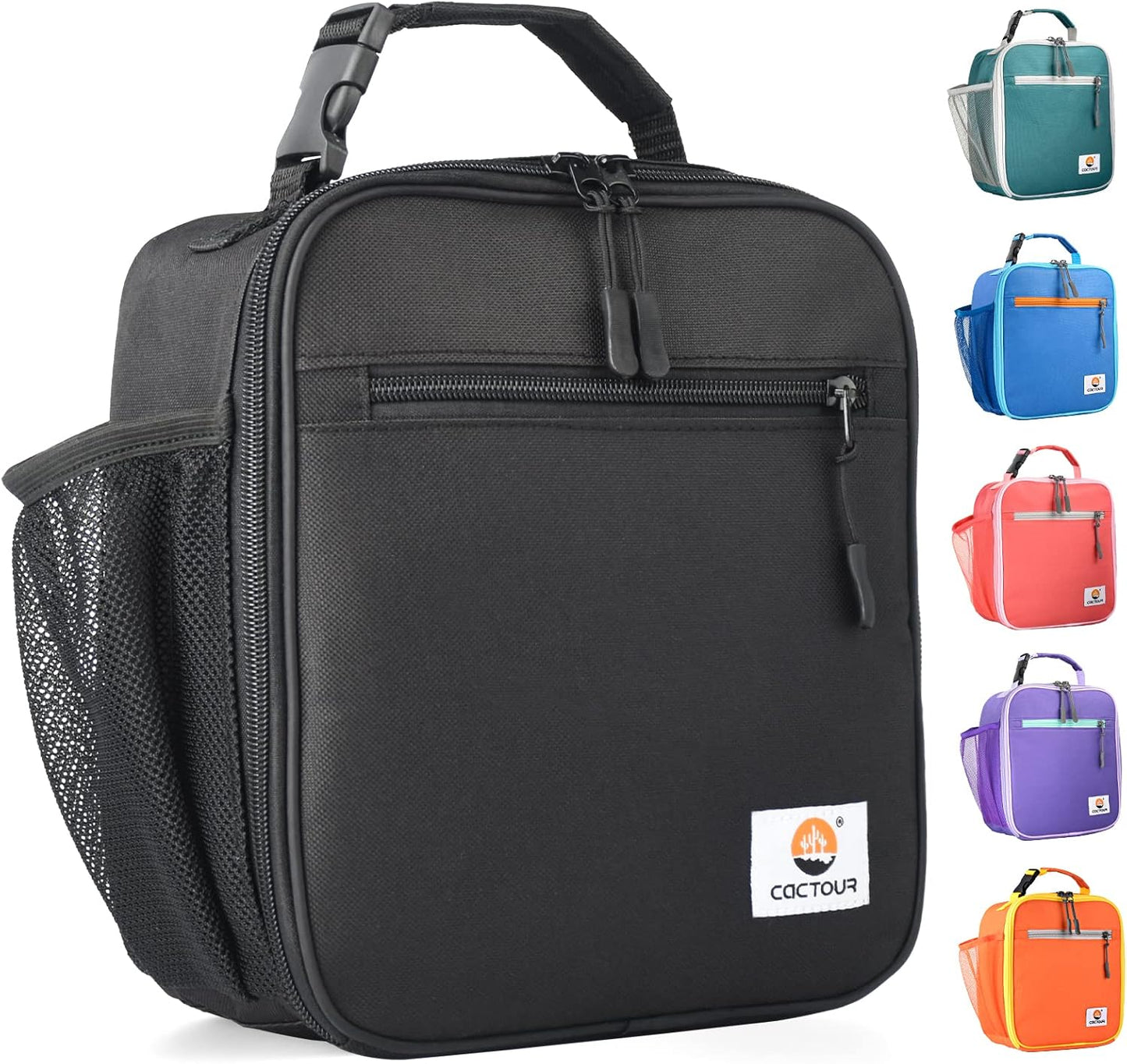 CaCTOUR Lunch Box Kids,Premium Insulated Lunchbox for Girls Boys,Soft Mini Cooler Bag Back to School Thermal Reusable Lunch Bag for Work School Picnic (Blue)
