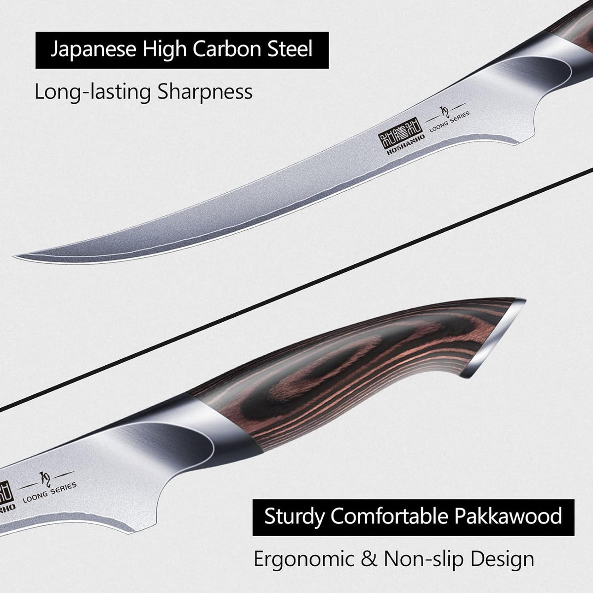 HOSHANHO Fillet Knife 7 Inch, Super Sharp Japanese Fish Boning Knife