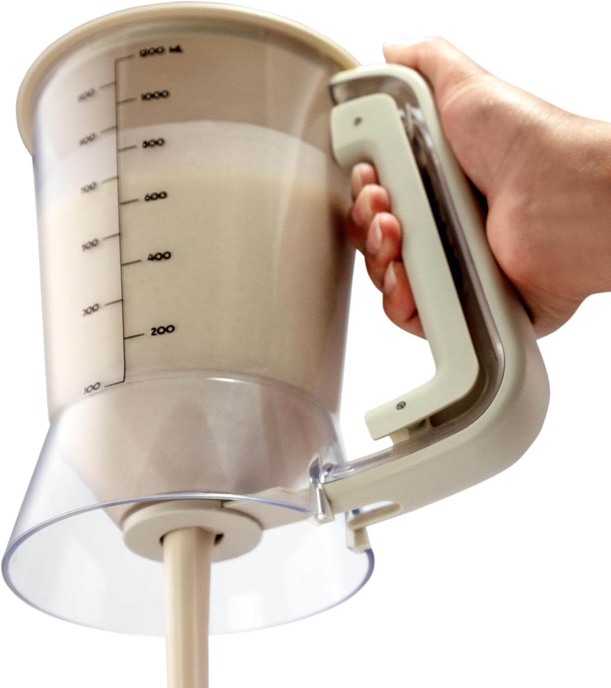 Premium Batter Dispenser for Pancakes, Cupcakes, Crepes, Waffles, Muffins, Griddle Breakfast Accessory, baking tool