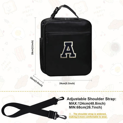 Lunch Box for Women Girls Adult Teens Kids Lunch Bag School Work Picnic Meal Food Container Carrier Purse Cooler,Insulated Lunch Tote with Handheld Shoulder Strap Water Bottle Holder Purple A