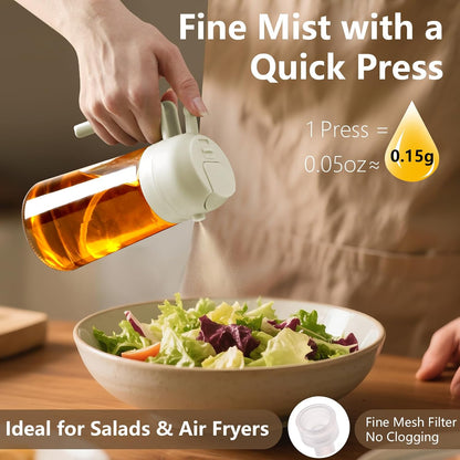 SWEET VIEW Olive Oil Sprayer for Cooking 16oz/470ml