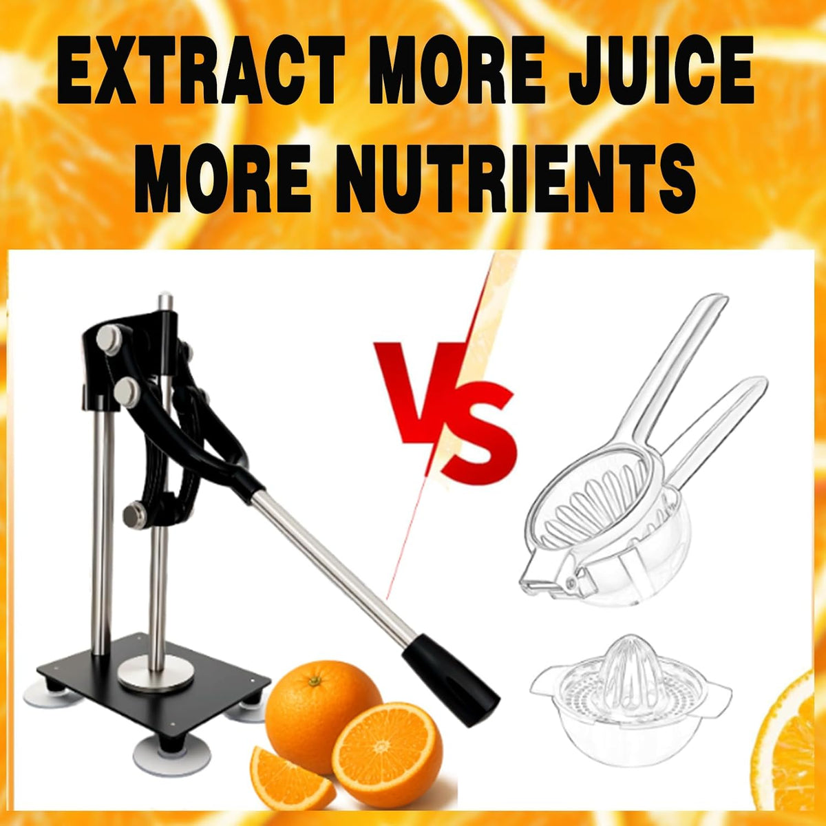 Stainless Steel Manual Lemon Juicer