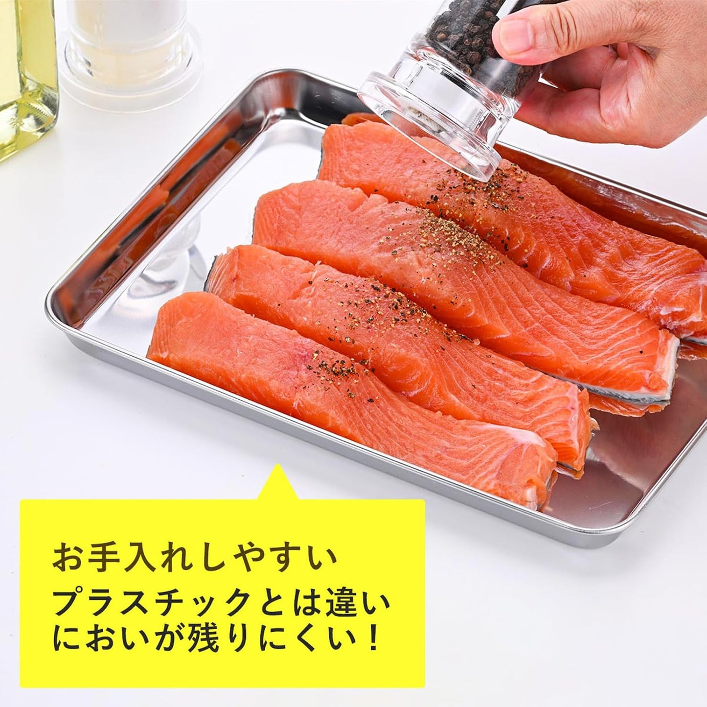Shimomura 47545 Meal Prep Bowl & Tray Set, Made in Japan, Stainless Steel, Dishwasher Safe, Tray becomes Lid, Stackable, 3.2 gal (1.2 L), Divided Prep, Temporary Storage, Cooking Tsubame Sanjo